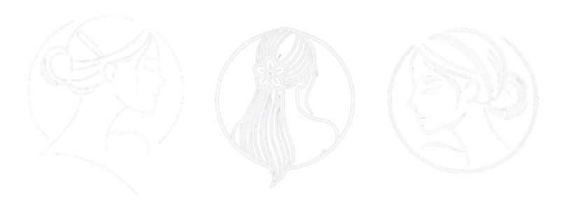 Trois femmes avec des pince à cheveux