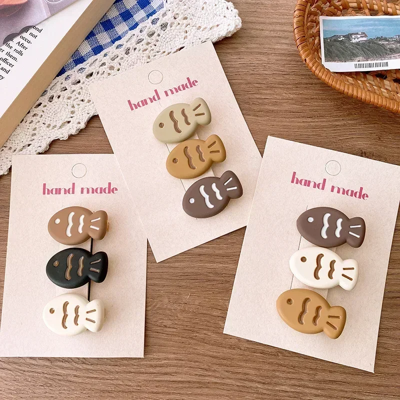 petites pinces cheveux poisson 3pcs