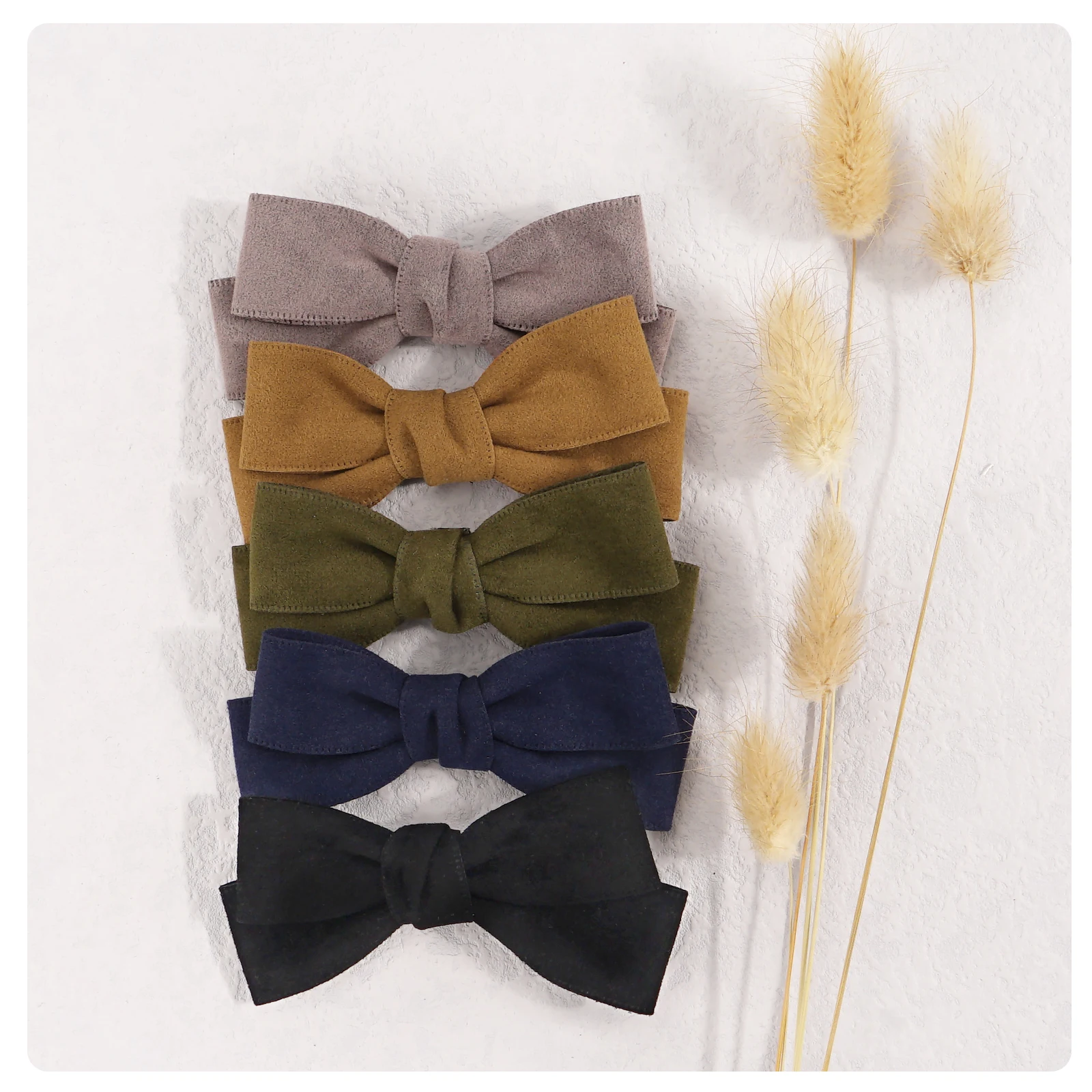 pince noeud couleur d'automne (lot de 8)