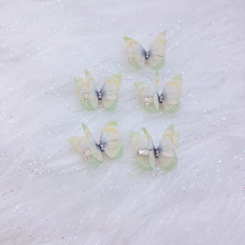 petite pince cheveux papillon (lot de 5)