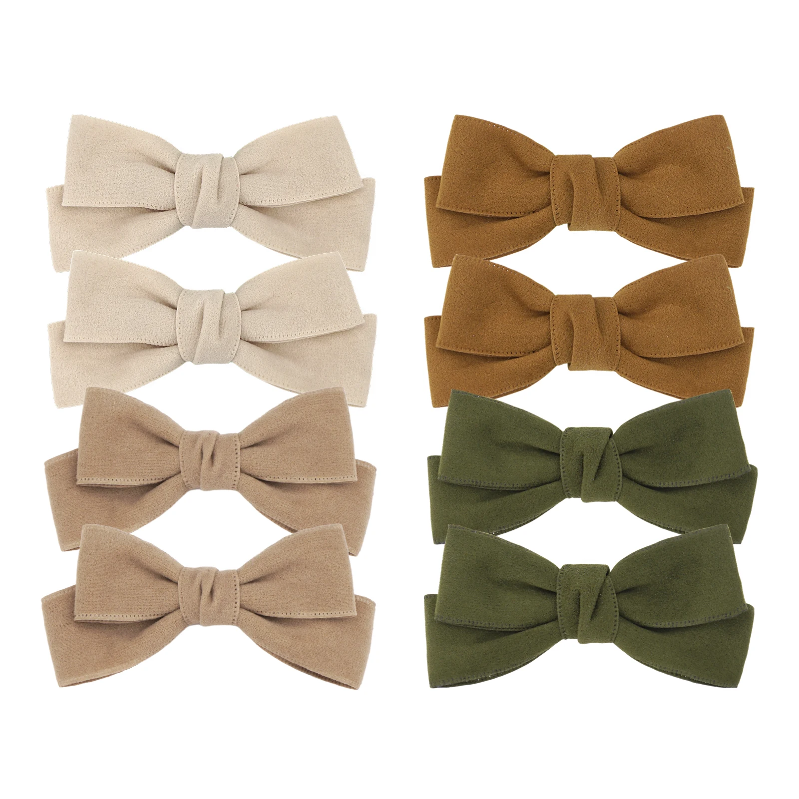 pince noeud couleur d'automne (lot de 8)