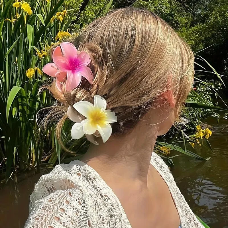 pince cheveux fleur tahiti