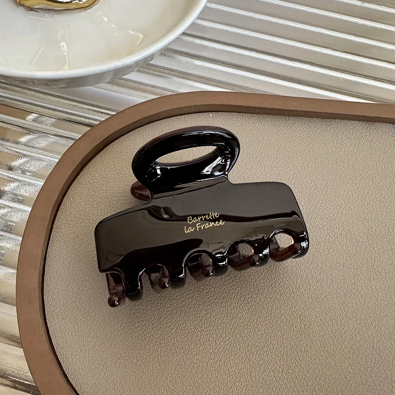 pince cheveux crabe en acétate