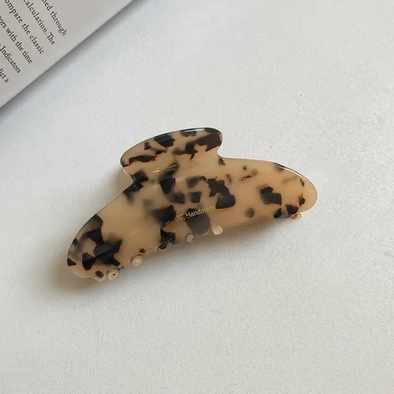 pince cheveux crabe en acétate