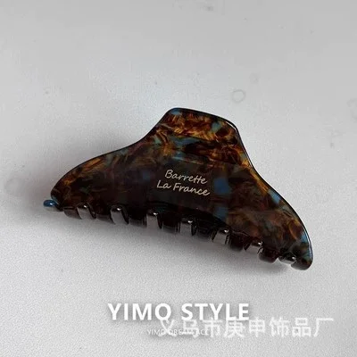 pince cheveux crabe en acétate