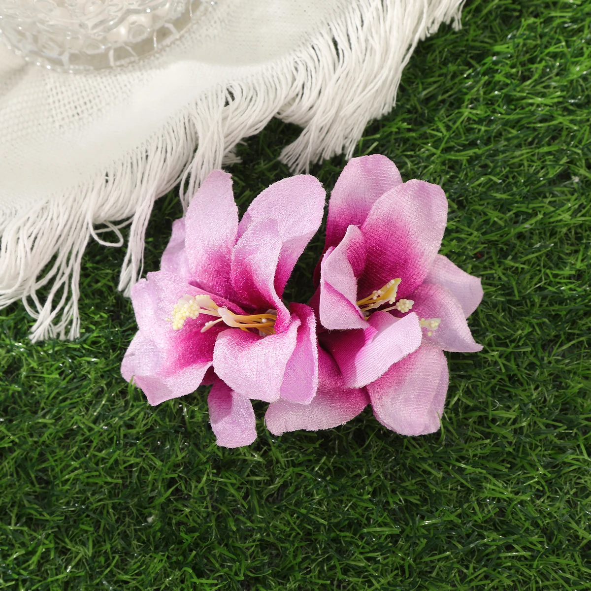 barrette cheveux femme fleur orchidée