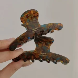 pince cheveux léopard acétate