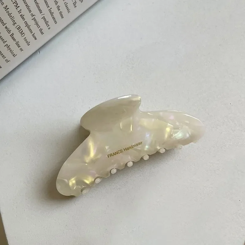 pince cheveux crabe en acétate