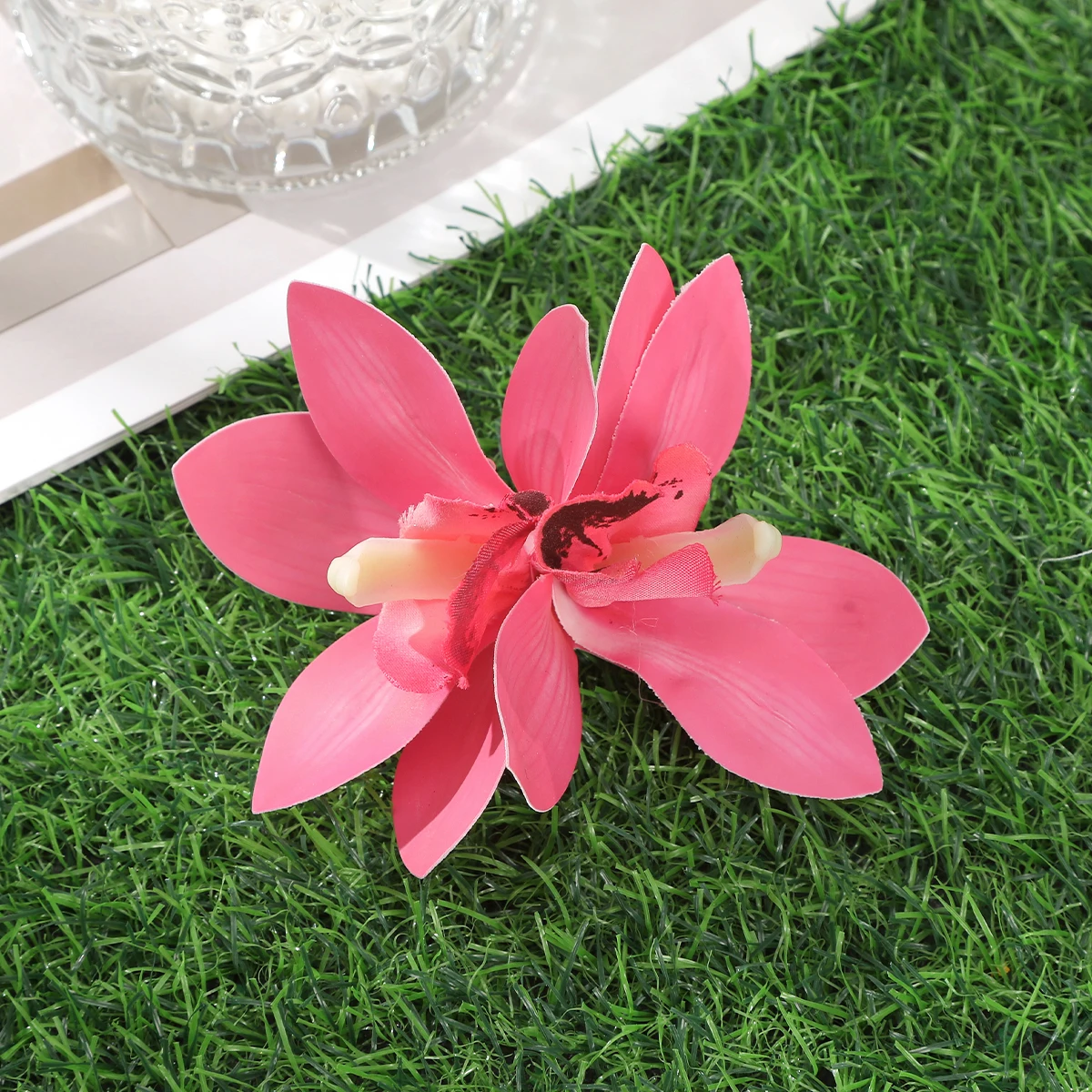 barrette cheveux femme fleur orchidée