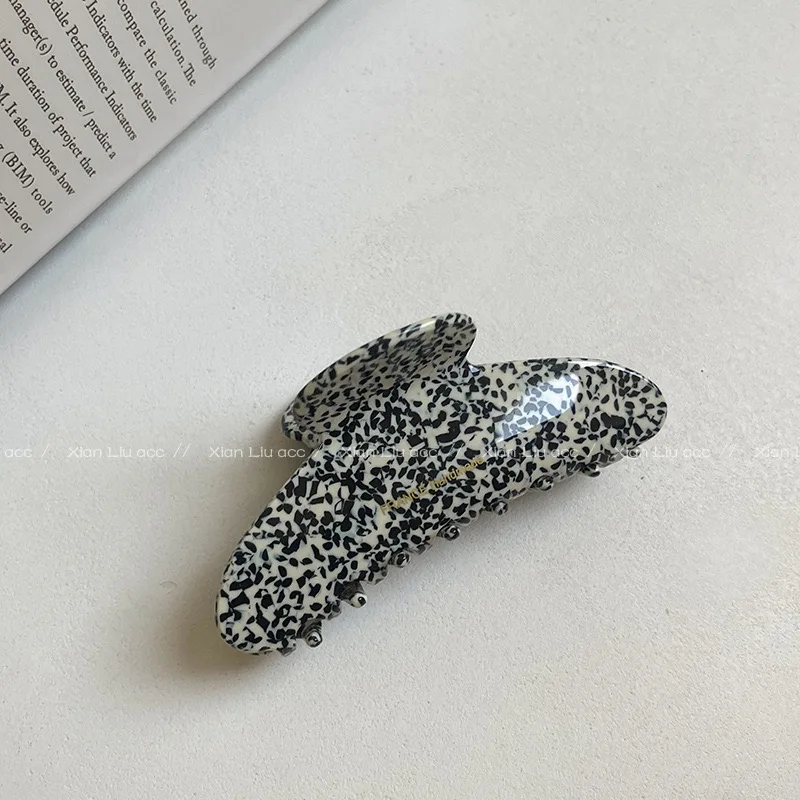 pince cheveux crabe en acétate