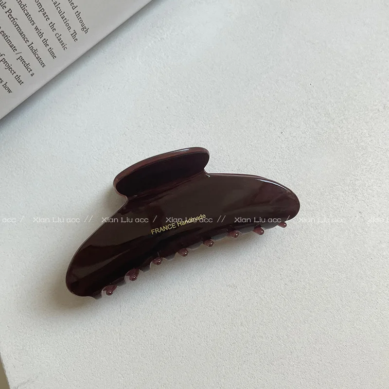 pince cheveux crabe en acétate