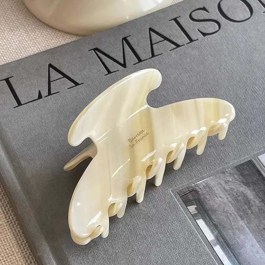 pince cheveux crabe en acétate