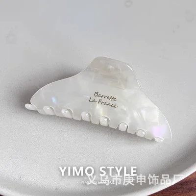 pince cheveux crabe en acétate