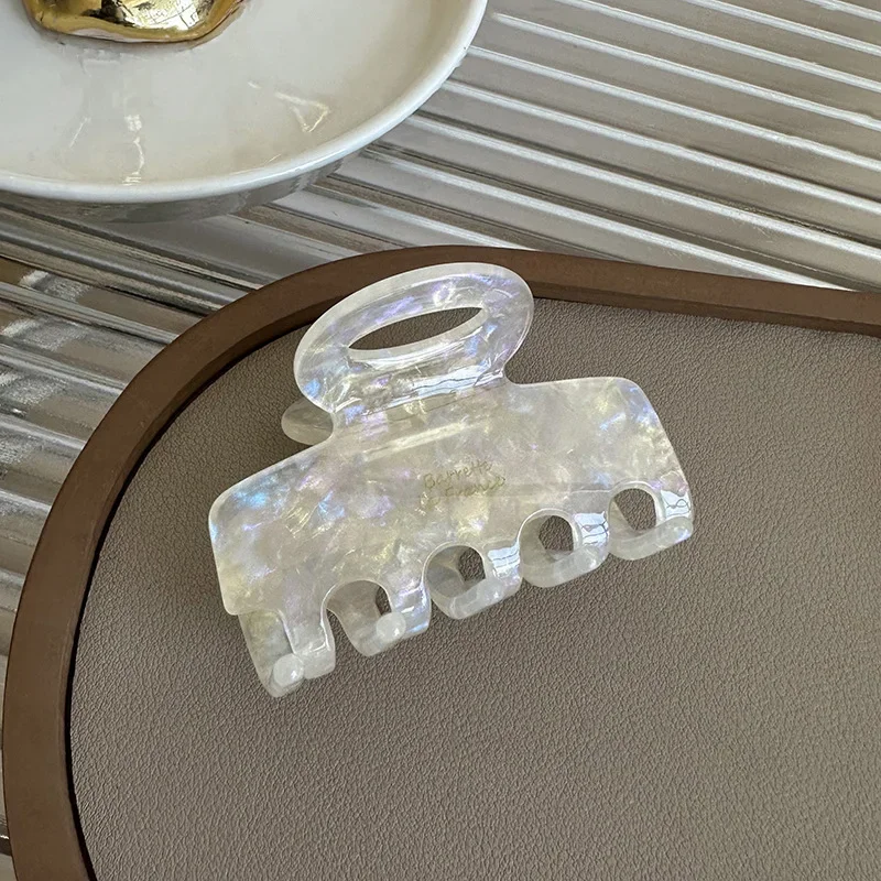 petite pince à cheveux en acétate de haute qualité style parisien