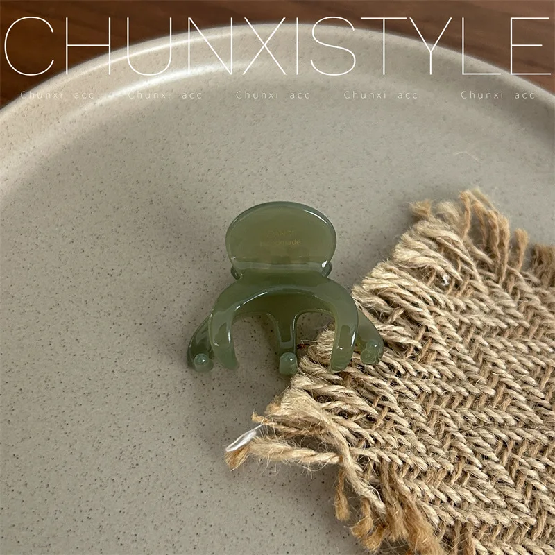 petite pince à cheveux en acétate de haute qualité style parisien