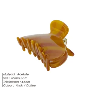 emanco two tone stripe hair clip niche design classic high various occasions vintage new high universal personalized design