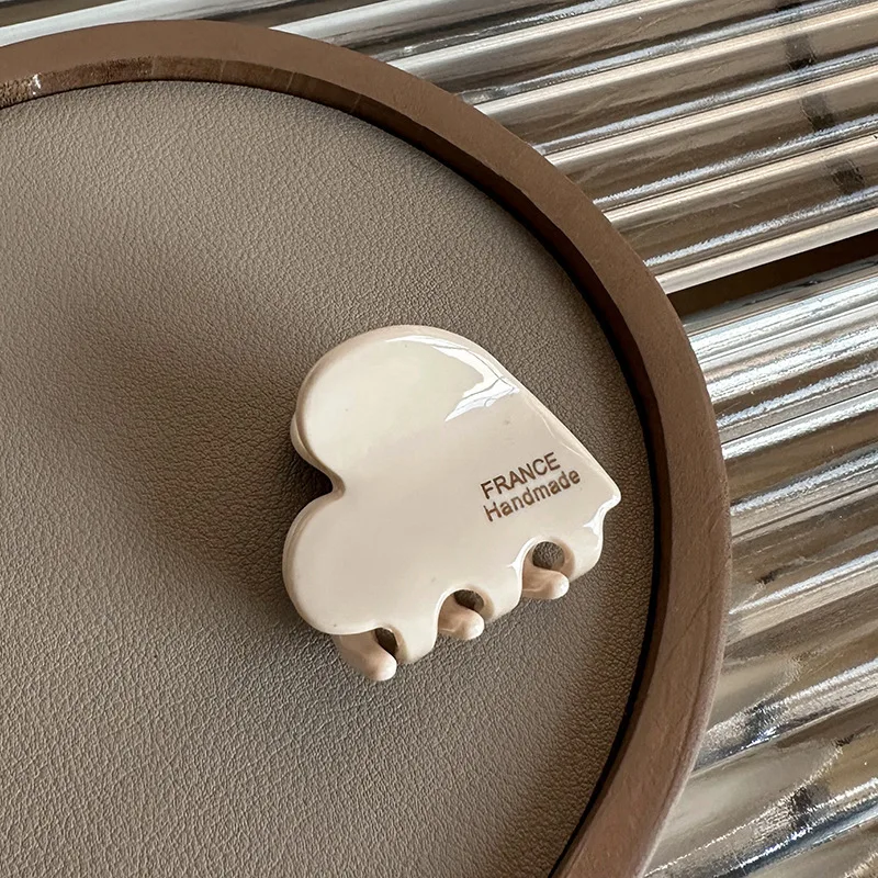 petite pince à cheveux en acétate de haute qualité style parisien