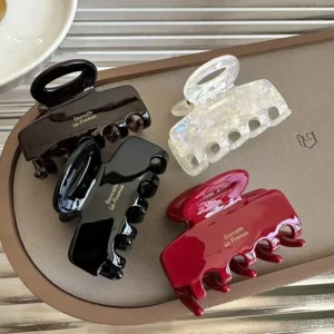 pince à cheveux crabe 5,5cm en acétate accessoire femme