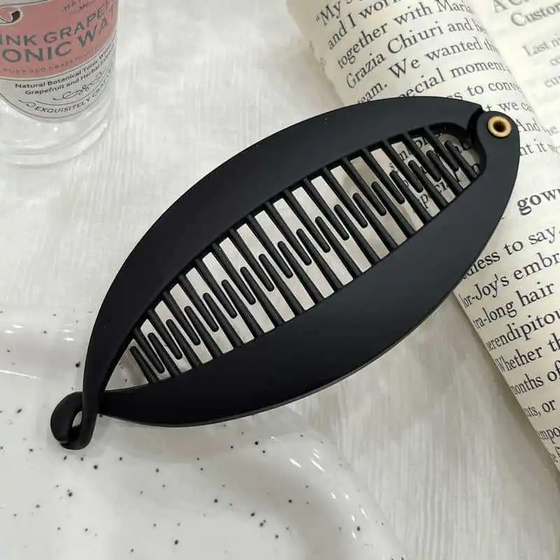 pince banane à cheveux mate lot de 1/3 barrette verticale anti glisse