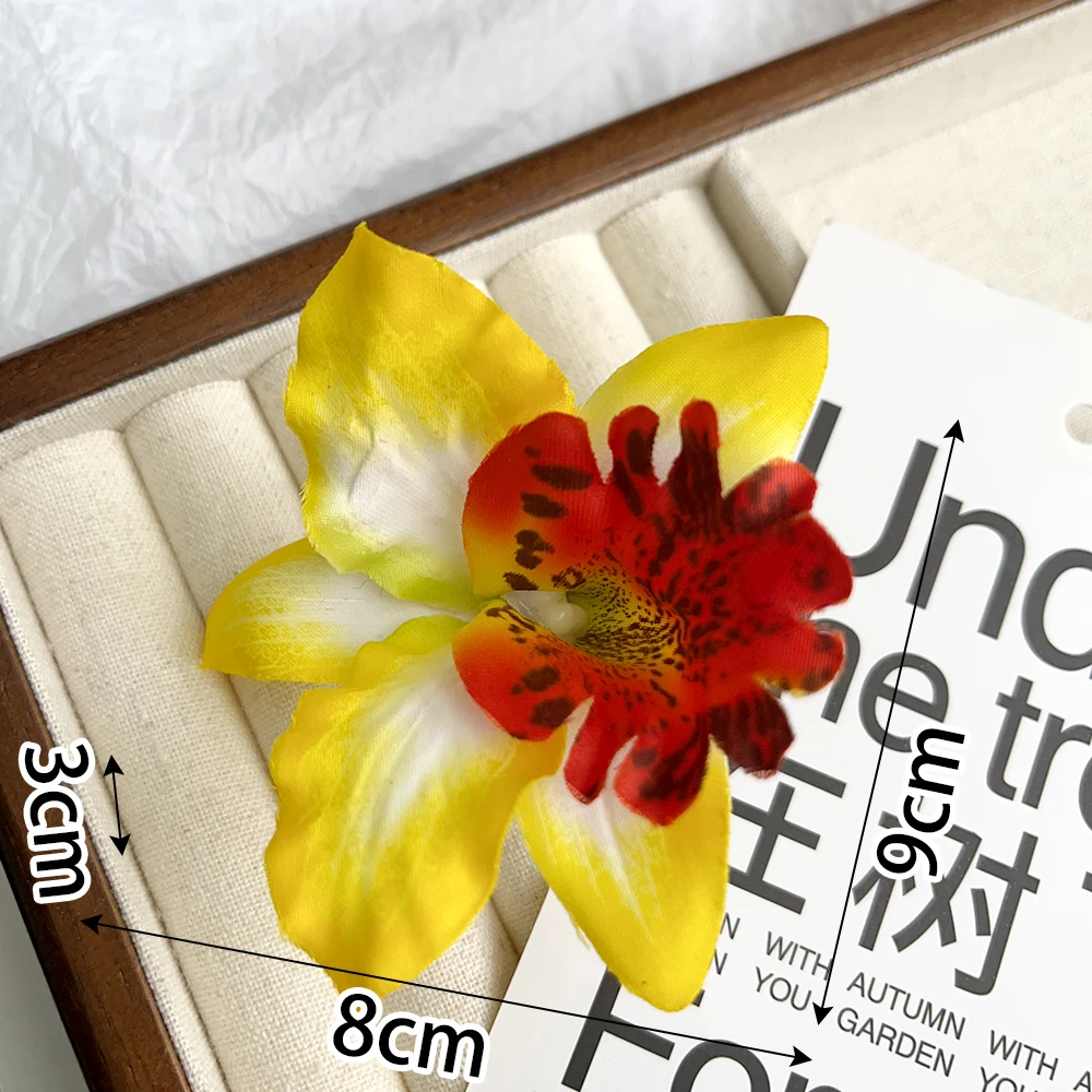 pince à cheveux fleur orchidée tropicale accessoire mariage plage