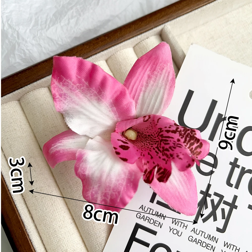 pince à cheveux fleur orchidée tropicale accessoire mariage plage