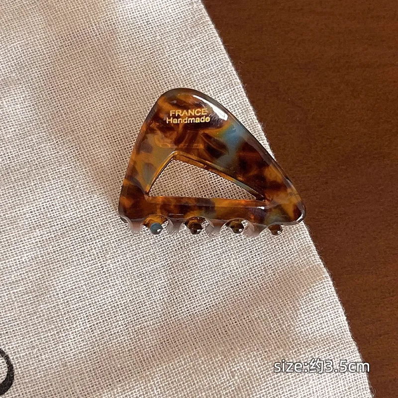 petite pince à cheveux en acétate de haute qualité style parisien