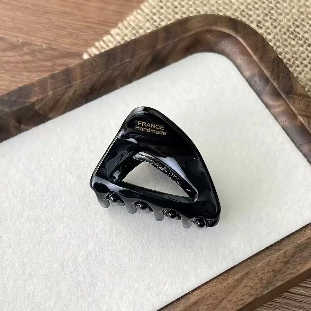 petite pince à cheveux en acétate de haute qualité style parisien