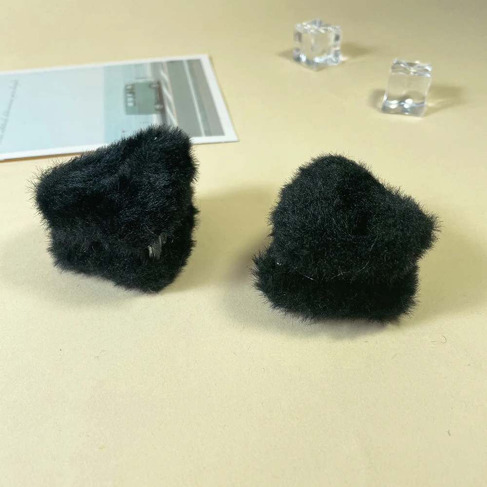 petite pince crabe oreilles de chat en peluche accessoire cheveux