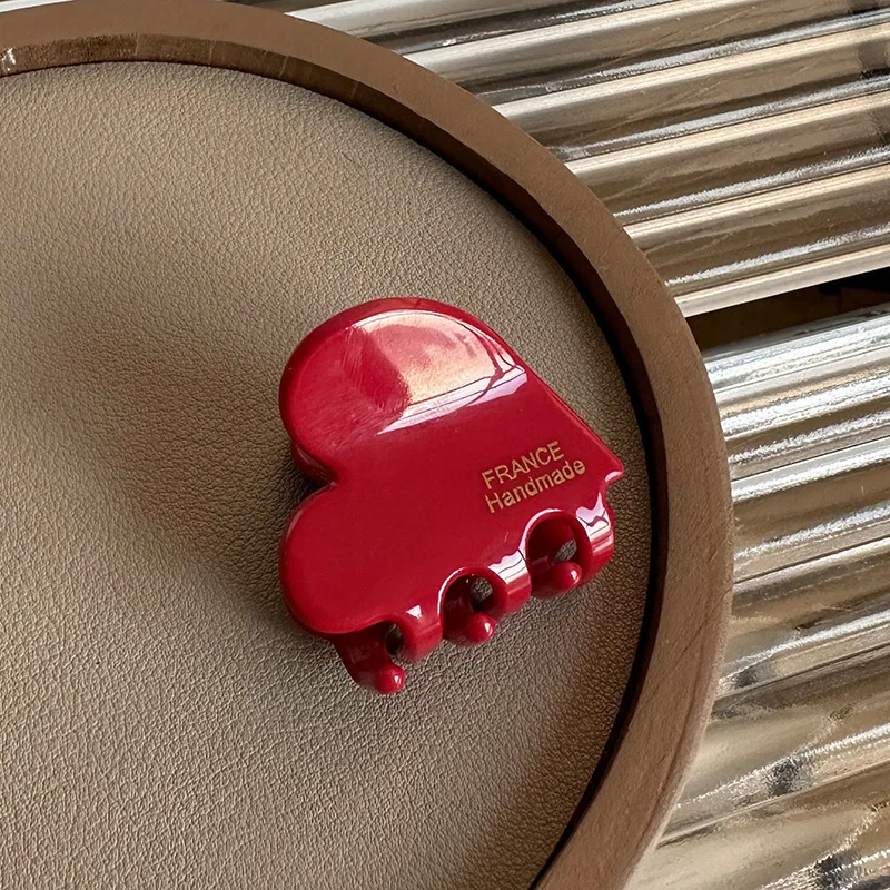 petite pince à cheveux en acétate de haute qualité style parisien