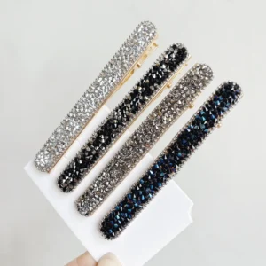 barrette bijou étincelante en strass accessoire cheveux de luxe