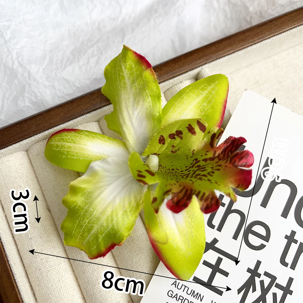 pince à cheveux fleur orchidée tropicale accessoire mariage plage