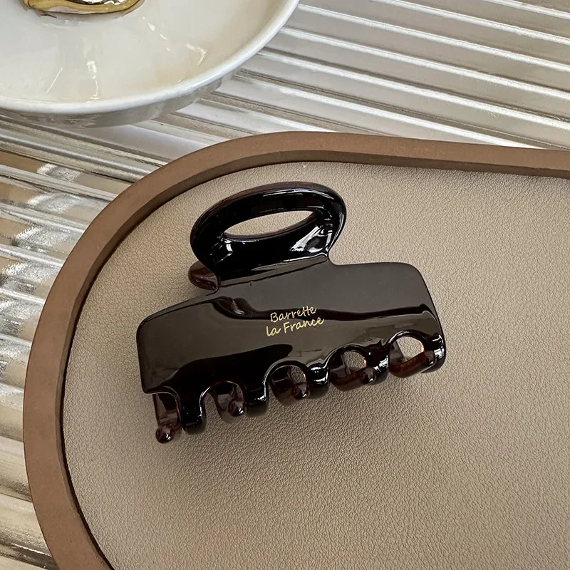 petite pince à cheveux en acétate de haute qualité style parisien