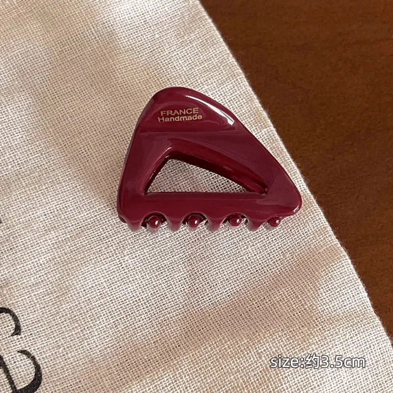 petite pince à cheveux en acétate de haute qualité style parisien