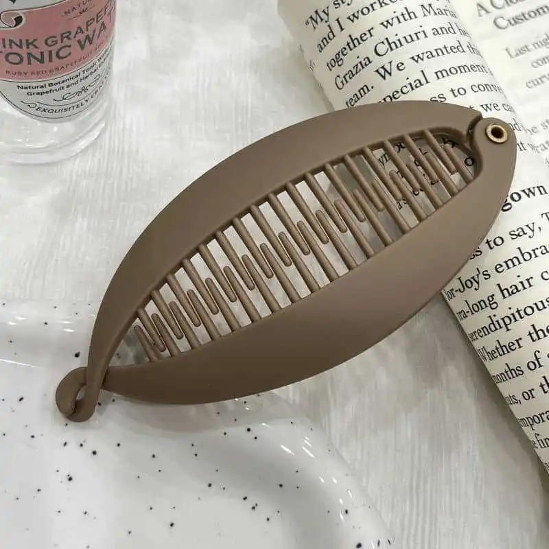 pince banane à cheveux mate lot de 1/3 barrette verticale anti glisse