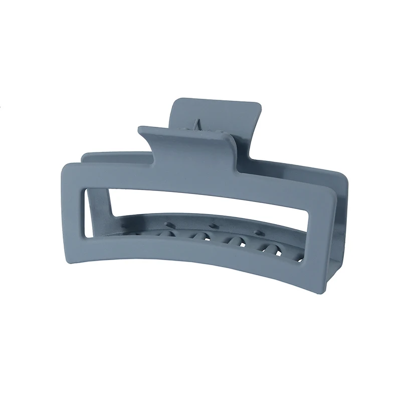 grande pince crabe rectangulaire mate pour cheveux épais
