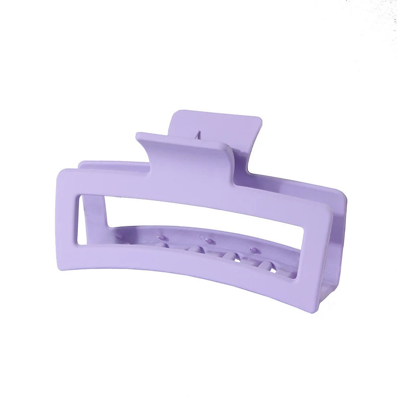 grande pince crabe rectangulaire mate pour cheveux épais