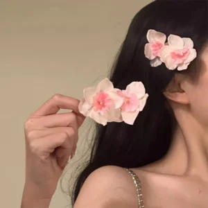 barrette cheveux fleur pour mariage et plage pince florale femme