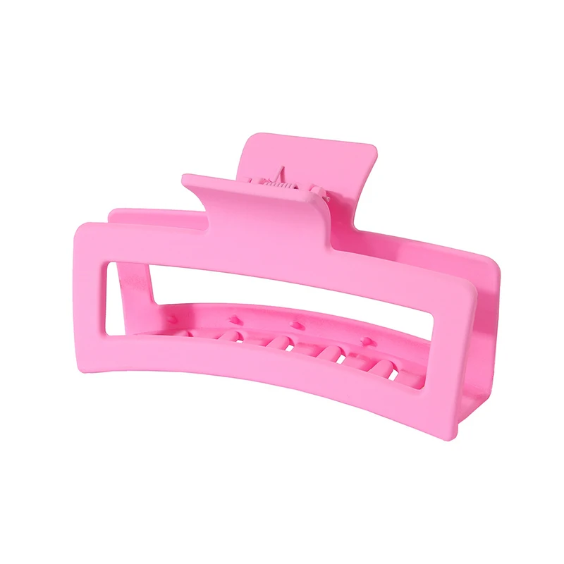 grande pince crabe rectangulaire mate pour cheveux épais