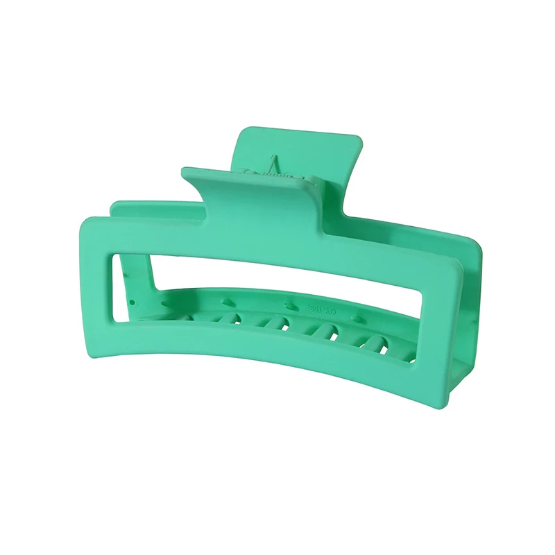 grande pince crabe rectangulaire mate pour cheveux épais